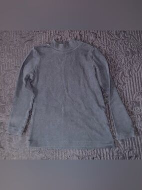 Lilax Black Mock Neck Long Sleeve Top Size 5Y